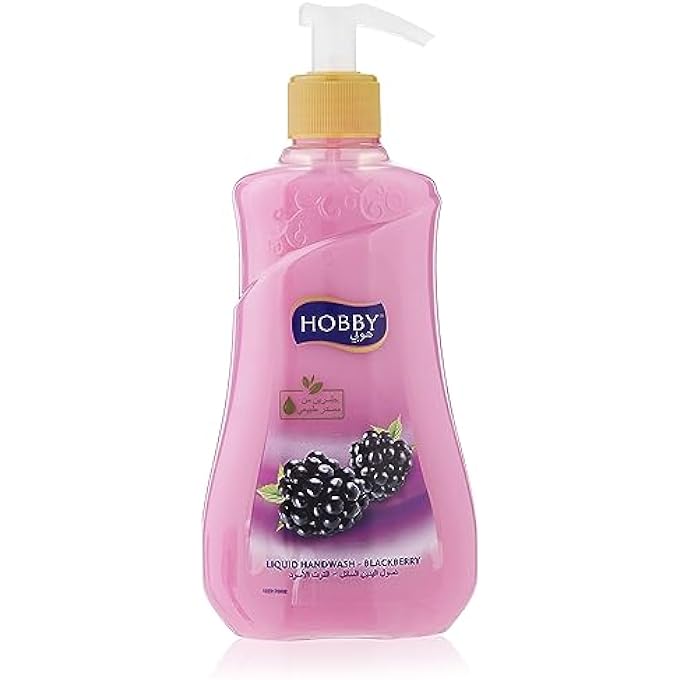 Hobby BLACKBERRY LIQUID HANDWASH SOAP | ANTI-BACTERIAL & SKIN-FRIENDLY PH VALUE | MOISTURIZING GLYCERIN SOAP | 400ML - Image 1